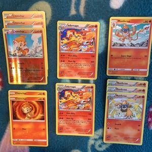 Pokemon TCG Chimchar/Monferno/Infernape Bundle (11 cards)